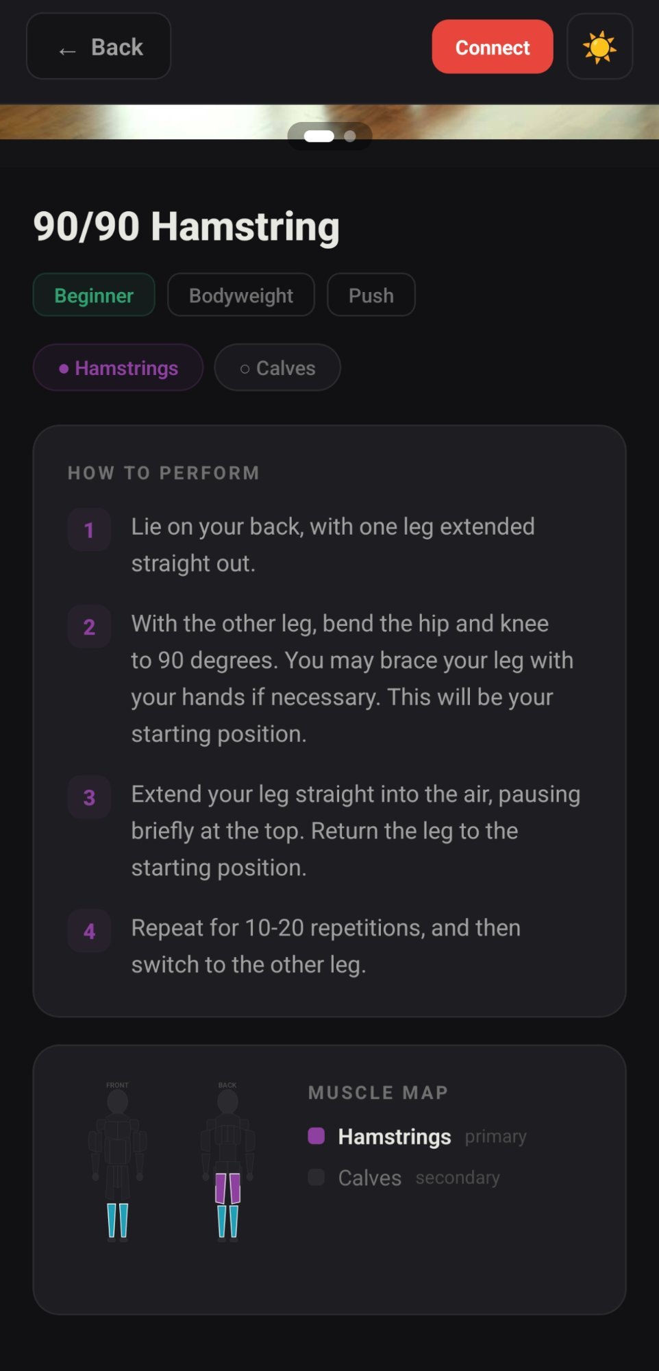 FitVault exercise detail